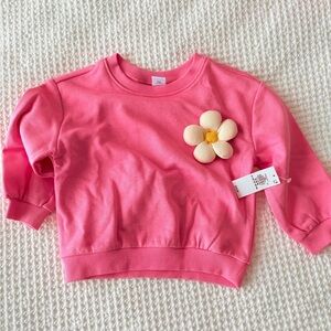Girls Old Navy Flower Sweater
